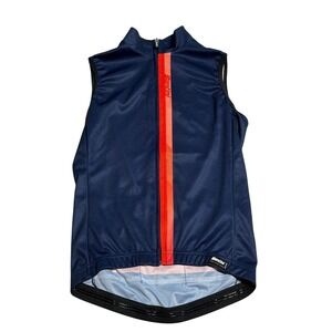 Santini Giada Womens Sleeveless Cycling Jersey Orange Navy Blue XXS FSG75GIADA